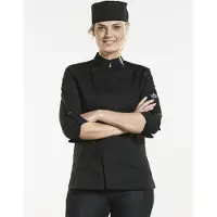 Chaud Devant Chef Jacket Lady Biker Sfx Black | Maat: XS