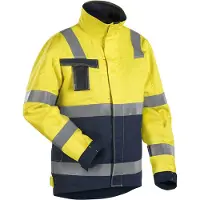 Blakläder Multinorm Winterjas 40681530 | High-Vis Geel/Marineblauw | Maat XXL - 7330509443545