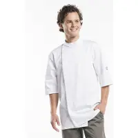 Chaud Devant Bacio Wit Short Sleeve Koksbuis | Maat: XL