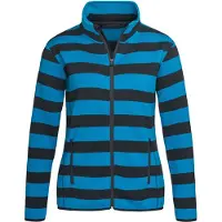 Stedman Polar Fleece Cardigan Striped For Her | Maat: M