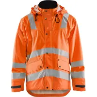Blakläder 4302-2003 Regenjas High Vis LEVEL 2 High Vis Rood/Zwart maat S heren