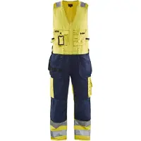 Blakläder 2653-1804 Amerikaanse overall High Vis High Vis Geel/Marineblauw maat C44 heren