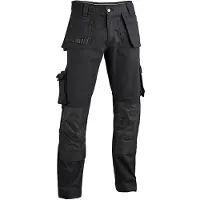 Safety Jogger ELMTROM werkbroek zwart - 2-way stretchstof - Maat 54