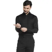 Chaud Devant 613 Shirt Men Black Stretch