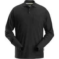 Snickers 2608 Poloshirt met Lange Mouwen Staalgrijs maat XS heren