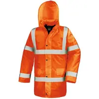Result High Vis Motorway Coat | Maat: 3XL