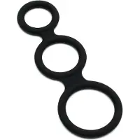 Rimba - Triple Cockring - Zwart