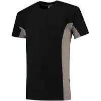 Tricorp 102002 T-Shirt Zwart Turquoise maat L heren