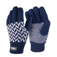 Result Pattern Thinsulate Glove | Maat: L/XL