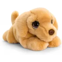 Keel Toys Knuffeldier Puppy Labrador hond - zachte pluche stof - premium knuffels - beige - 25 cm - Knuffel huisdieren