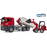 BRUDER 03767 MAN TGS m/afrolcontainer en Schäffer