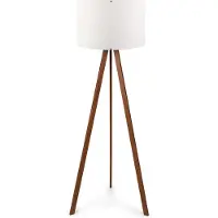 Opviq Vloerlamp Liyana | kunststof wit 38x140 cm vloerlampen | NADUVI