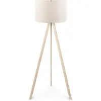 Opviq Vloerlamp Leah | kunststof beige 38x140 cm vloerlampen | NADUVI