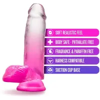 B Yours - Sugar Magnolia Dildo 17 cm - Fuchsia