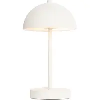 QAZQA Buiten tafellamp wit oplaadbaar incl. LED 3-staps dimbaar - Keira