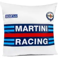 Sparco 40x40cm Stoelkussen - Rood — Wit — Maat Onesize