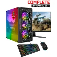 Screenon - Gaming Set - Y54196 - V2 (GamePC.Y54196 + 27 Inch Monitor + Toetsenbord + Muis)
