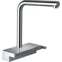 Hansgrohe aquno select m81 eengreeps keukenkraan 250, uittrekbare uitloop, 2jet, sbox, chroom