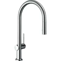 Hansgrohe Talis M54 ééngreeps keukenmengkraan 210 met uitttrekbare vuistdouche, 2 straalsoorten, chroom