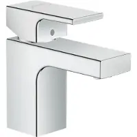 Hansgrohe Wastafelmengkraan vernis shape eengreeps 70 zinc met trekwaste chroom