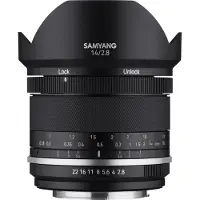 Samyang Objectif Hybride MF 14mm f/2,8 MK2 pour Canon EF-M