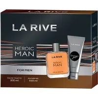La Rive Herengeuren Men's Collection Heroic ManCadeauset Heroic Man Eau de Toilette Spray 100 ml + Shower Gel 100 ml
