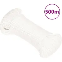 vidaXL Boottouw 4 mm 500 m polypropyleen volwit