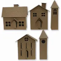 SIZZIX Thinlits die set Paper village