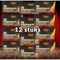 THM Witte Aanmaakblokjes 32 stuks Paraffine 12 Pakjes