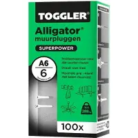 Toggler Plug Alligator A6 6x30mm - 100 stuks