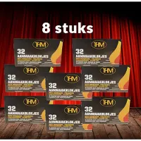 THM Witte Aanmaakblokjes 32 stuks Paraffine 8 Pakjes