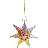 BERK Oriëntaals licht chakra ster met ketting