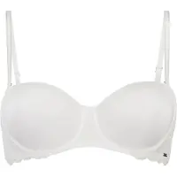 Hunkemoller Voorgevormde strapless beugel bh Angie Wit Dames | Maat: 80E