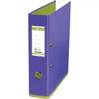 Hamelin OXFORD MyColour ordner A4 80 mm kunststof paars/lichtgroen - 10 stuks