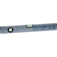 Richter 9010900 Metalen waterpas 400 mm 0.5 mm/m