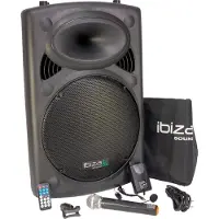 Ibiza Sound PORT15VHF-N zwart