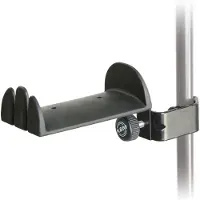 K&M 16080 koptelefoonhouder 2 standaard + 2 In-Ear hoofdt. - Accessoire voor standaards