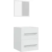 vidaXL Badkamerkast met spiegel 41x38,5x48 cm wit