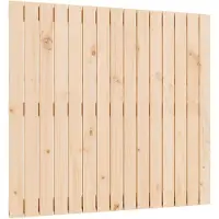 vidaXL Wandhoofdbord 95,5x3x90 cm massief grenenhout