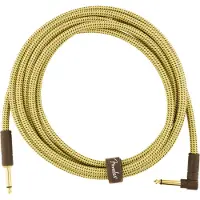 Fender DELUXE INSTRUMENT CABLE STRAIGHT/ANGLE 10' TWEED