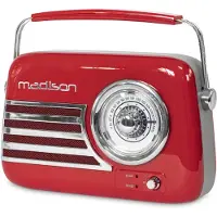 Madison Draagbare radio Freesound-VR40R Rood