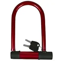 Benson Fietsslot / beugelslot - rood - 16 x 20 cm - Fietssloten