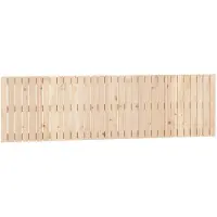 vidaXL Wandhoofdbord 204x3x60 cm massief grenenhout
