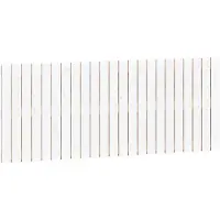 vidaXL Wandhoofdbord 147x3x60 cm massief grenenhout wit