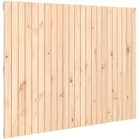 vidaXL Wandhoofdbord 146,5x3x110 cm massief grenenhout