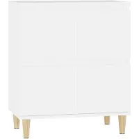 vidaXL Dressoir, wit, 60x35x70 cm, houtvezel