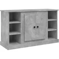 vidaXL Dressoir, betonkleur, 100x35,5x60 cm, houtvezelplaat