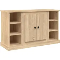 vidaXL Dressoir Sonoma-eikenhout, 100x35,5x60 cm, houtvezel