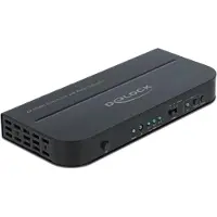 DeLOCK HDMI-schakelaar, 3x HDMI-ingang, 1x HDMI-uitgang, 4K 60Hz, met audio-extractor