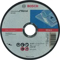 Bosch Disque à tronçonner à moyeu plat Standard Pour le Métal 125X1.6 MM - 2608603165